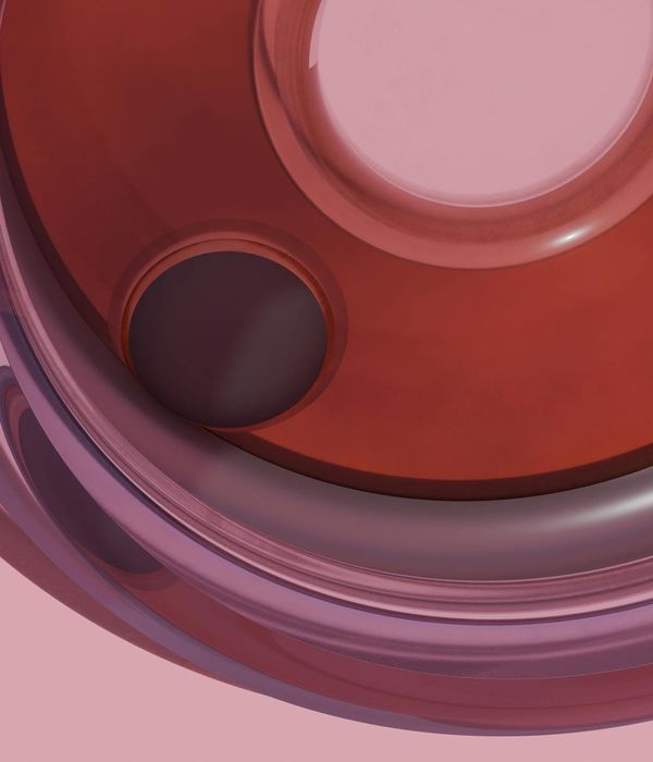 Abstract conceptual image representing visual focus and relaxation